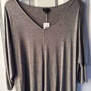 J. Jill Gray Oversized Tunic with 3/4 Sleeves